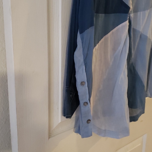 Blue free people shirt - Picture 2 of 5